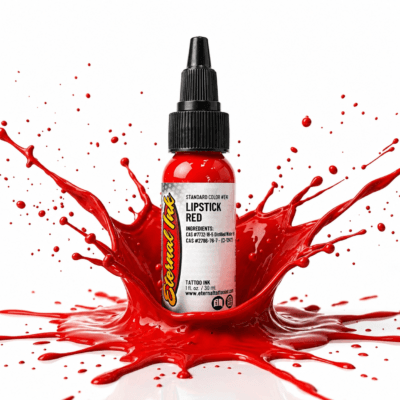 رنگ قرمز برند اترنال eternal lipstick red