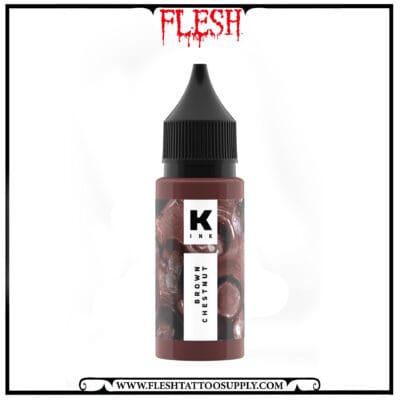 رنگ قهوه ای تتو برند کراسکا brown chest 15ml