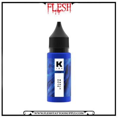 رنگ آبی تتو برند کراسکا blue storm 15ml