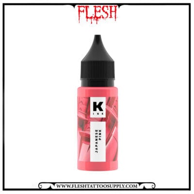 رنگ صورتی تتو برند کراسکا japanese pink 15ml