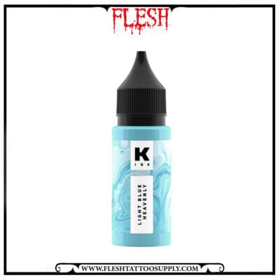 رنگ آبی تتو کراسکا light blue heavenly 15ml