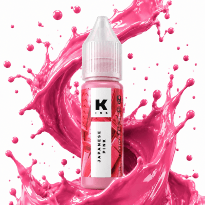 رنگ صورتی تتو برند کراسکا japanese pink 15ml
