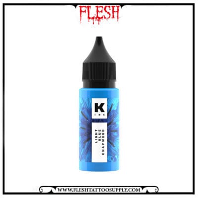 رنگ آبی تتو light blue 15ml