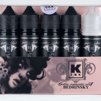 ست تخصصی رنگ تتو گری واش گاتیک GOTHIC ROMANTIC SET
